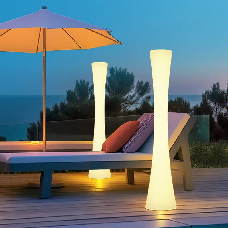 Solar outdoor small waist garden Floor lamp Villa decorative landscape  Terrace garden arrangement Lawn