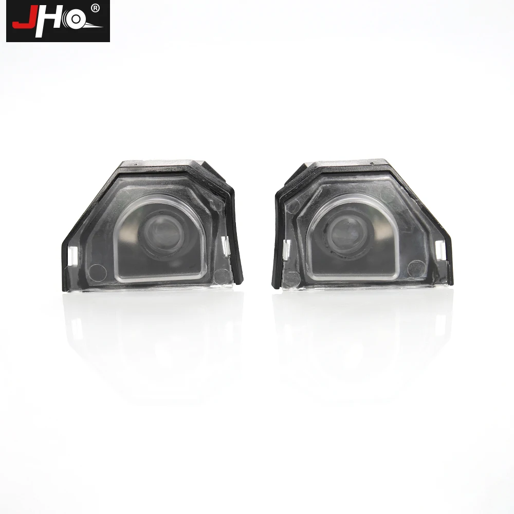 JHO 2x Car Door Ghost Shadow LED Logo Projector For Jeep Grand Cherokee 2014-2020 2019 2018 2017 2016 Puddle Lamp Welcome Light