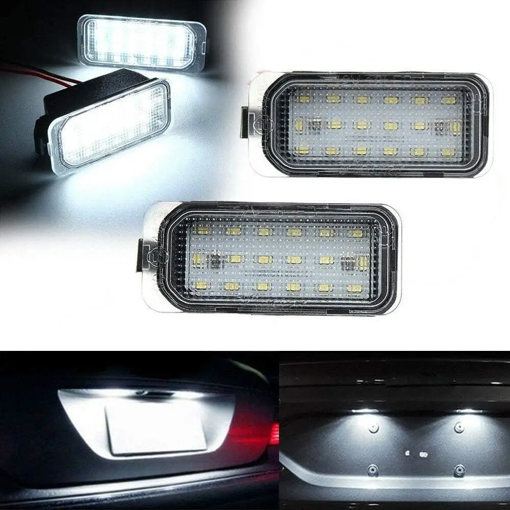 2 x LED ไฟป้ายทะเบียน SMD 542119   เข้ากันได้กับจากัวร์ XJ XF; เข้ากันได้กับ Ford FIESTA MK VII 2008 UP