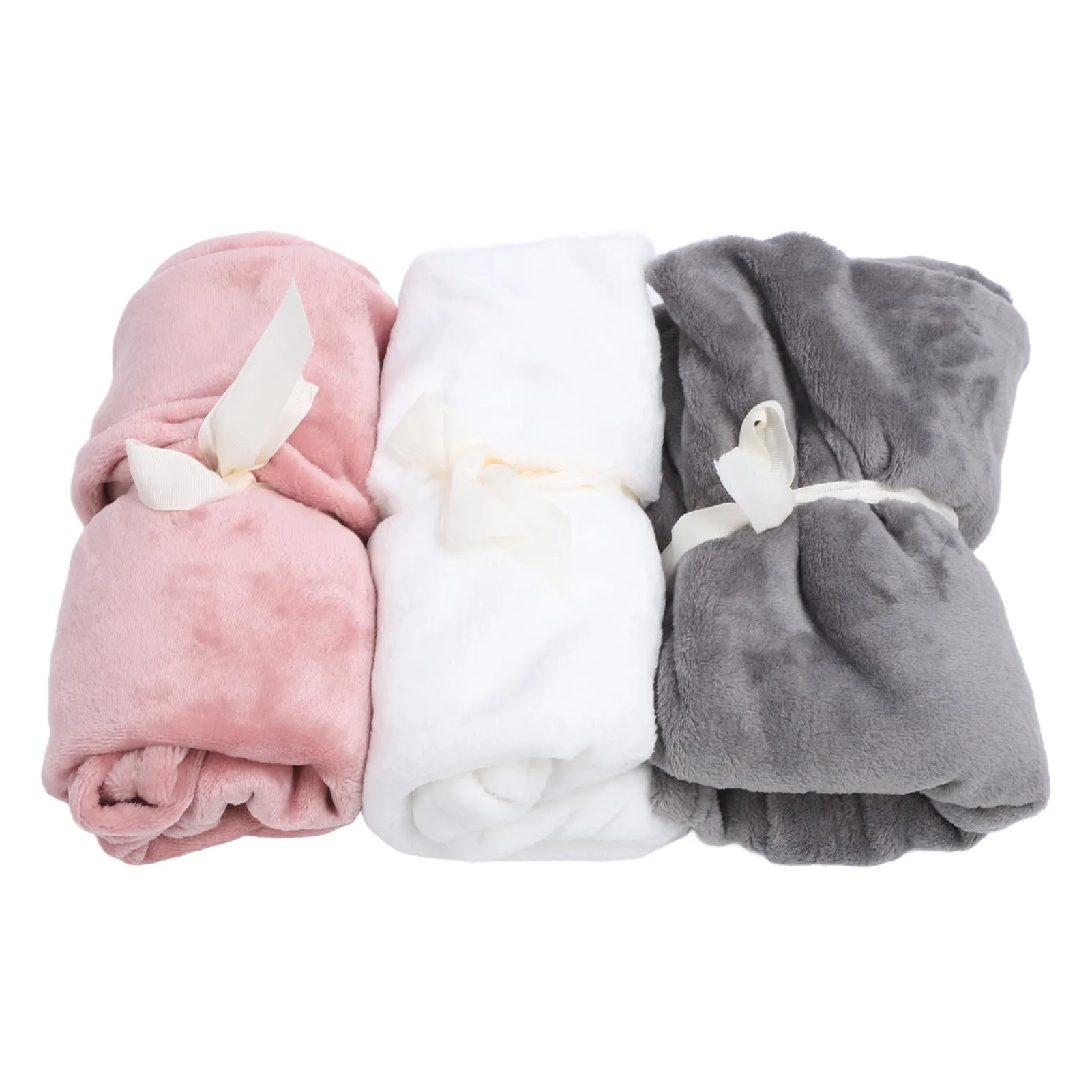 

ZK20 3pcs Baby Photography Blanket Soft Breathable Knit Baby Wrap Stretchable Foldable Newborn Photography Props