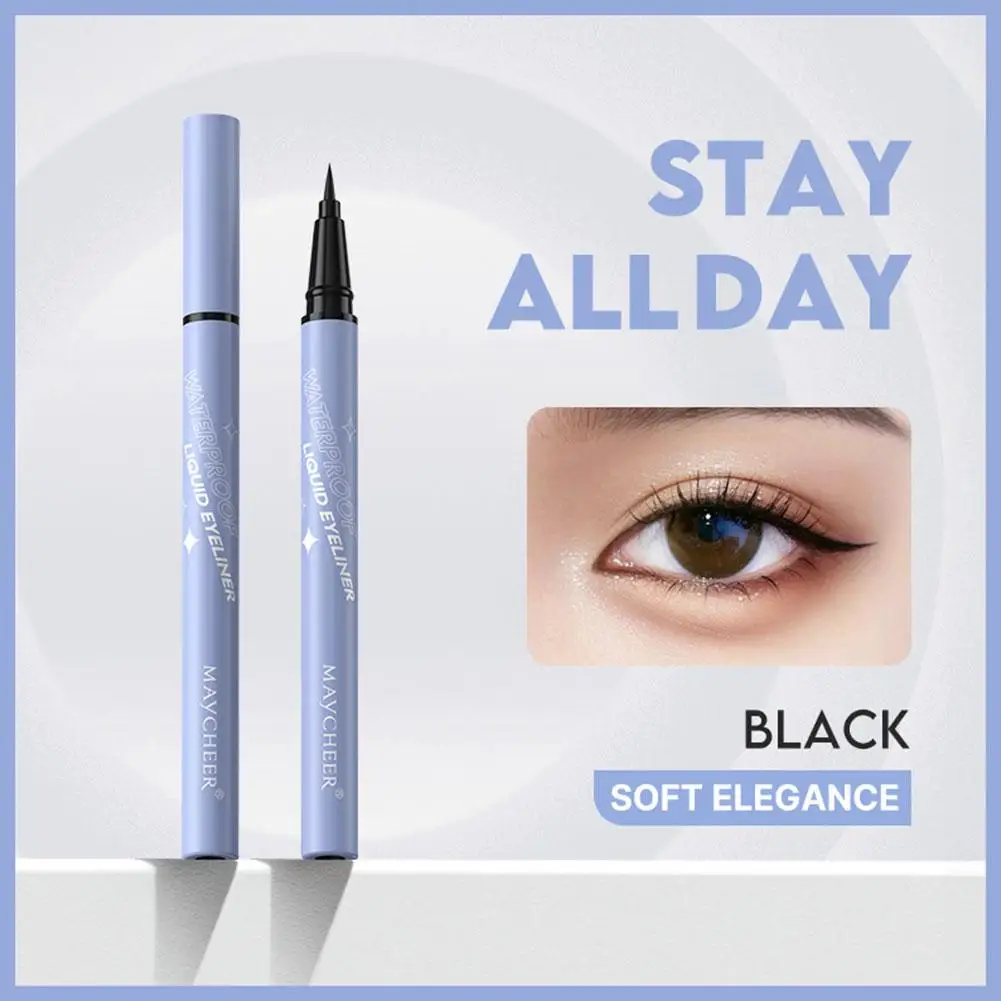 1pcs Eyeliner Pencil Quick-drying Long-lasting Waterproof Eye Smudging Cosmetics Makeup Fashion Women No E9c2