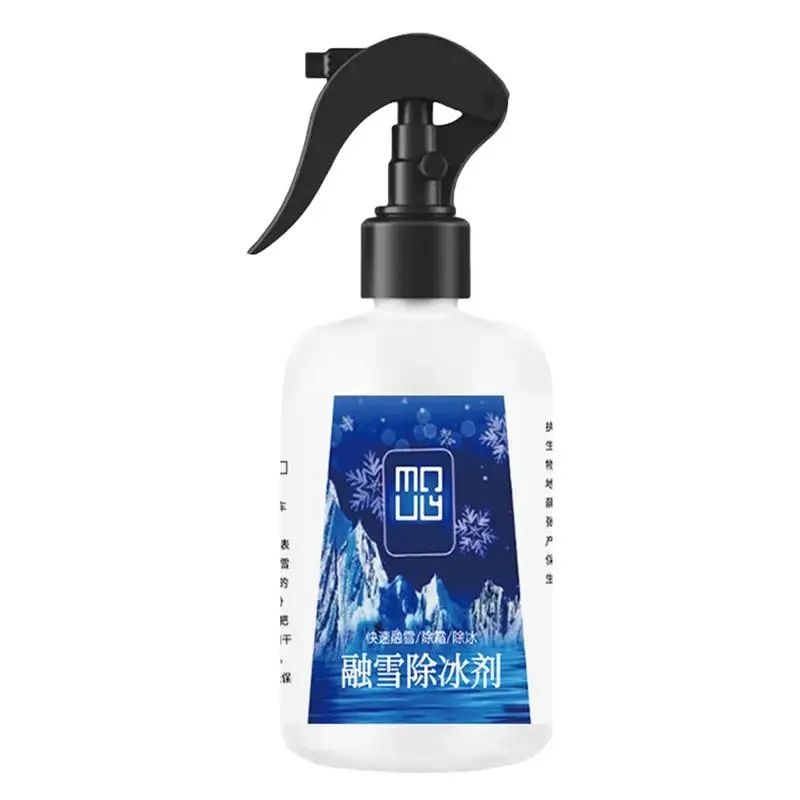 De Icer Spray For Car 300ml Snow Ice Remover Melting Spray For Car Fast Ice And Snow Melting Spray For Front Windshields Exhaust