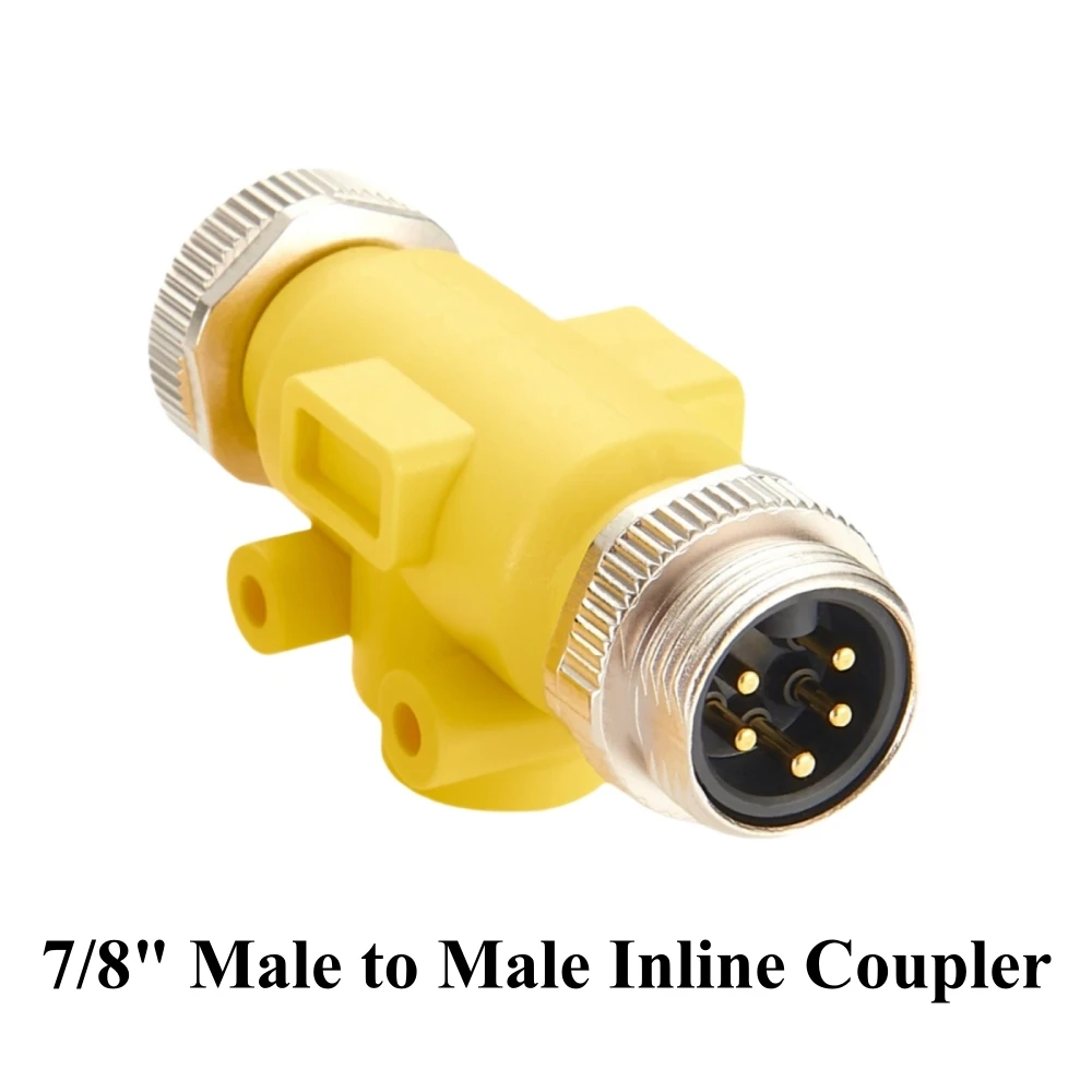 

5-полюсный мини-изменение 7/8-дюймовый круглый разъем «папа-папа» линейный проходной соединитель IP67 DeviceNet 7/8-дюймовый мини-быстрый линейный адаптер