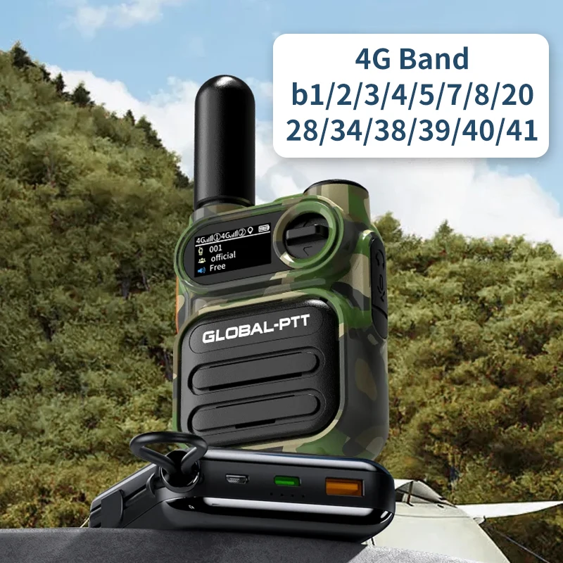 Global-PTT G388 Walkie Talkie Global Beschikbaar POC 4G Mini Tweerichtingsradio Internet Draagbare Profesional Lange Afstand Communicator