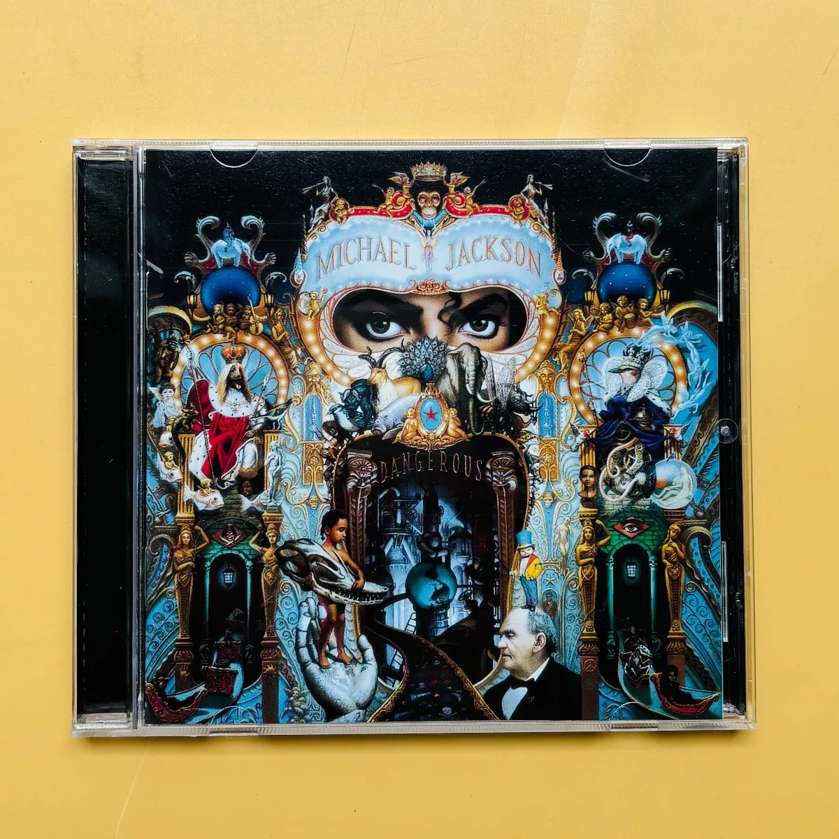

Michael Jackson Dangerous CD Classic Pop Album Iconic Vocals Innovative Production Dance Beats for Music Fans and Collectors