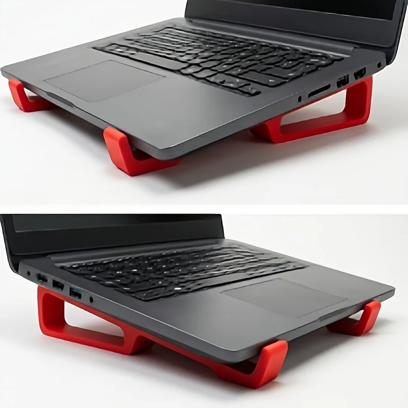 3D Printed Ventilated Ergonomic Laptop Stand Lightweight Compact Cooling Riser Heat Dissipation Design Universal for All Laptops