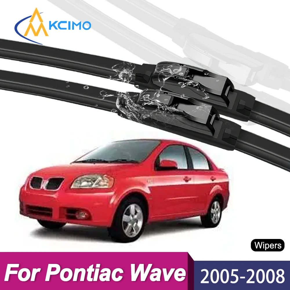 

High Quality Natural Rubber Front Wiper Set Compatible For Pontiac Wave/G3 T200 T250 2005-2008 Car Windshield Wipers Parts