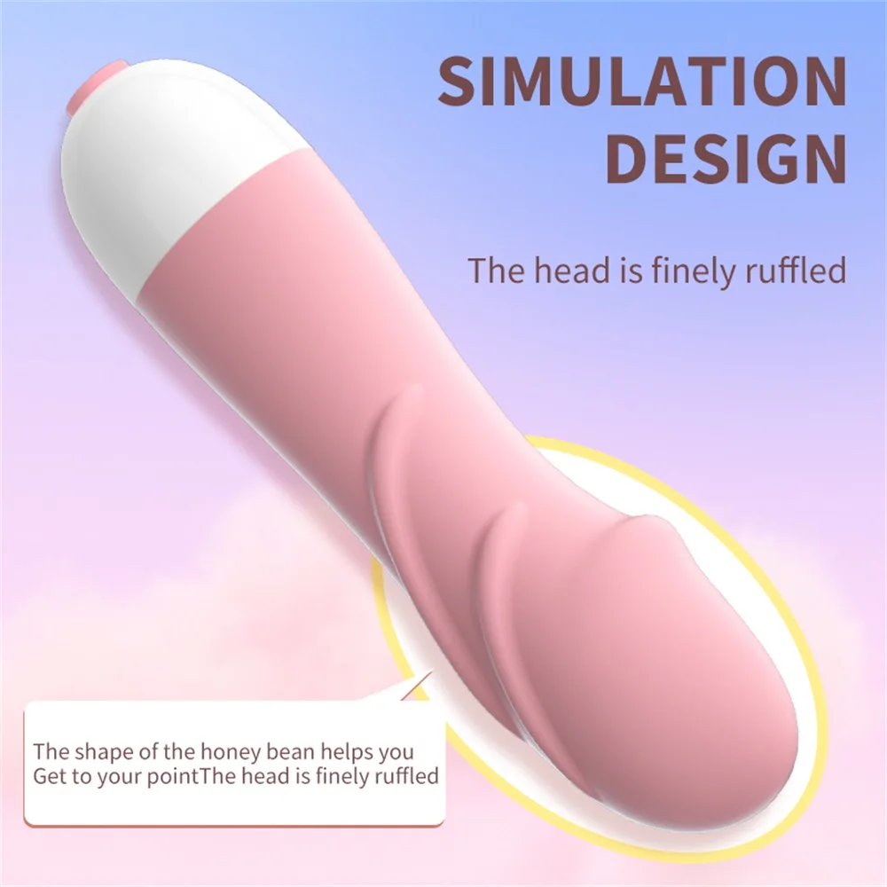 Mini Vibrator Soft Silicone Cute Battery Vibrators for Women G Spot Dildo Clitoral Stimulator Female Masturbation Adult Sex Toys