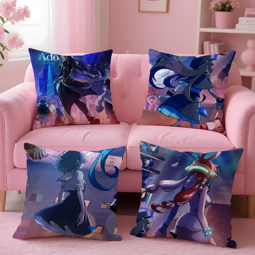 

Милая наволочка MINISO A-Ado, приятная для кожи и удобная тканевая наволочка, невидимая маленькая молния