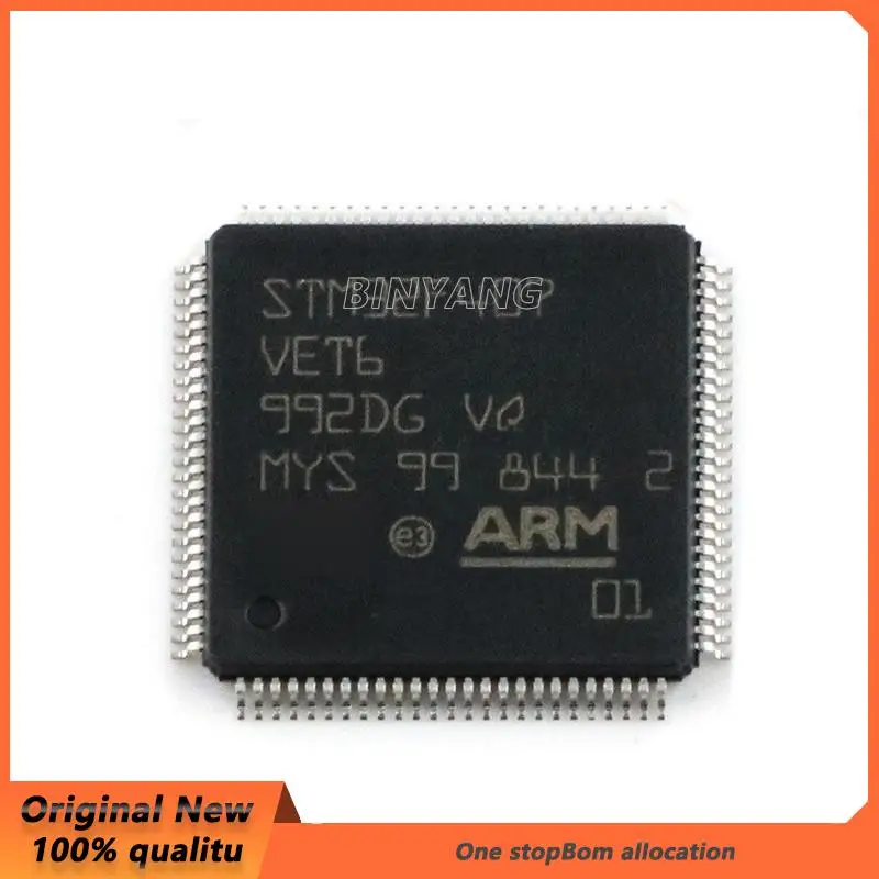 

5 шт. 100% новый набор микросхем STM32F407VET6 STM32F407 VET6 QFP-100
