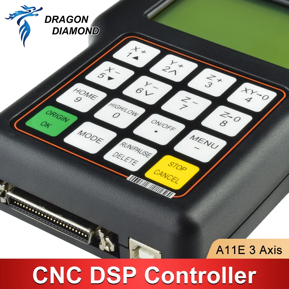 Original RichAuto DSP A11E A11C A11S 3 Axis Motion USB Controller Remote for CNC Router Handle Control System