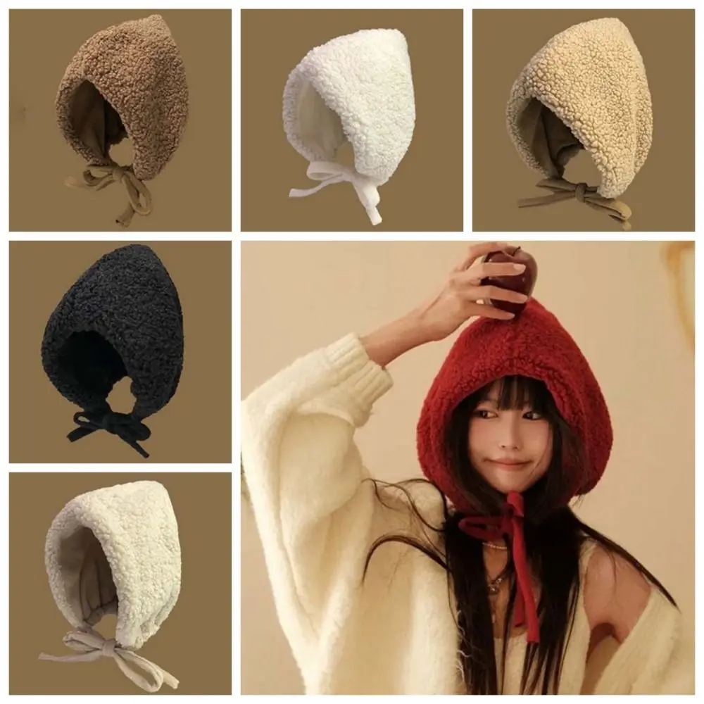 شخصية رقيق السنة الجديدة قبعة حمراء بلون مكافحة البرد الشتاء أفخم قبعة قبعة دفئا سدادات حماية الأذن قبعة الهدايا
