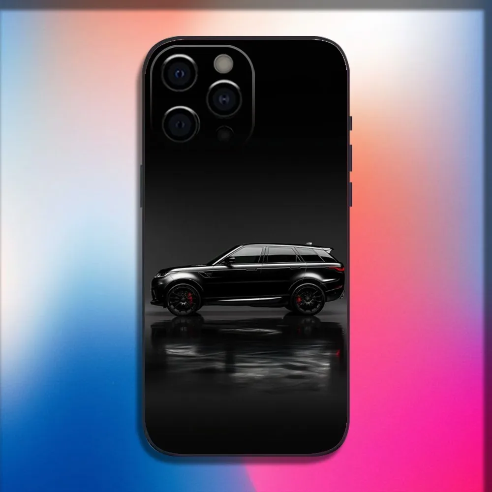 SUV Car L-Land R-Roveres Phone Case For iPhone 16,15,14,13,12,11,Pro,X,XS,Max,XR,Plus,Mini Soft Black Cover