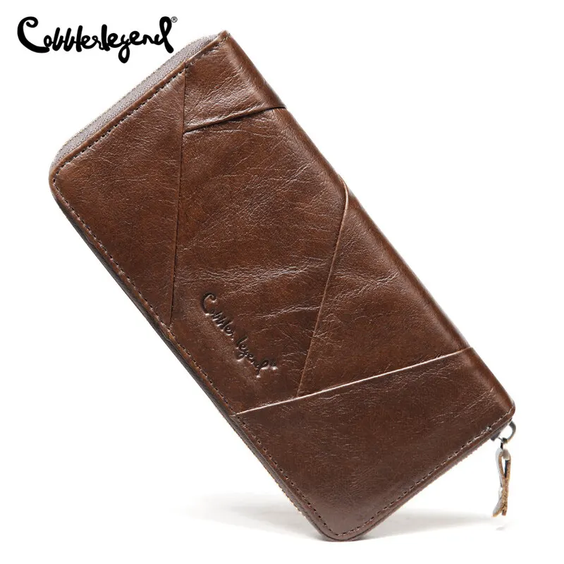 Cobbler Legend New Retro Trend Women's Wallets For Lady Genuine Leather Thin Clutch Wallet For Girls Long Coin Card Purses