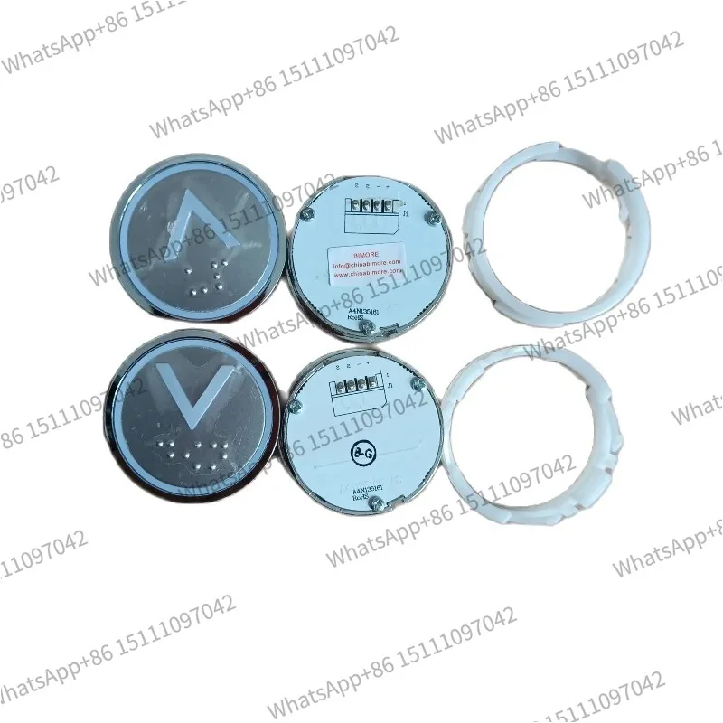 A4N135161 A4J135160 A2 for STVF9 Elevator LOP Round Button Lift Spare Parts Up to 02016664 Green Light UP DOWN