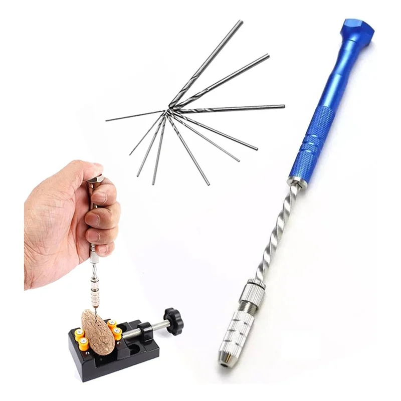 BMBY-Pin Vise Hand Drills Bits Set