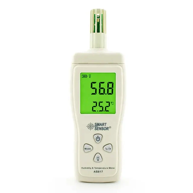 

Умный миниатюрный термогигрометр-тестер SMART SENSOR AS817