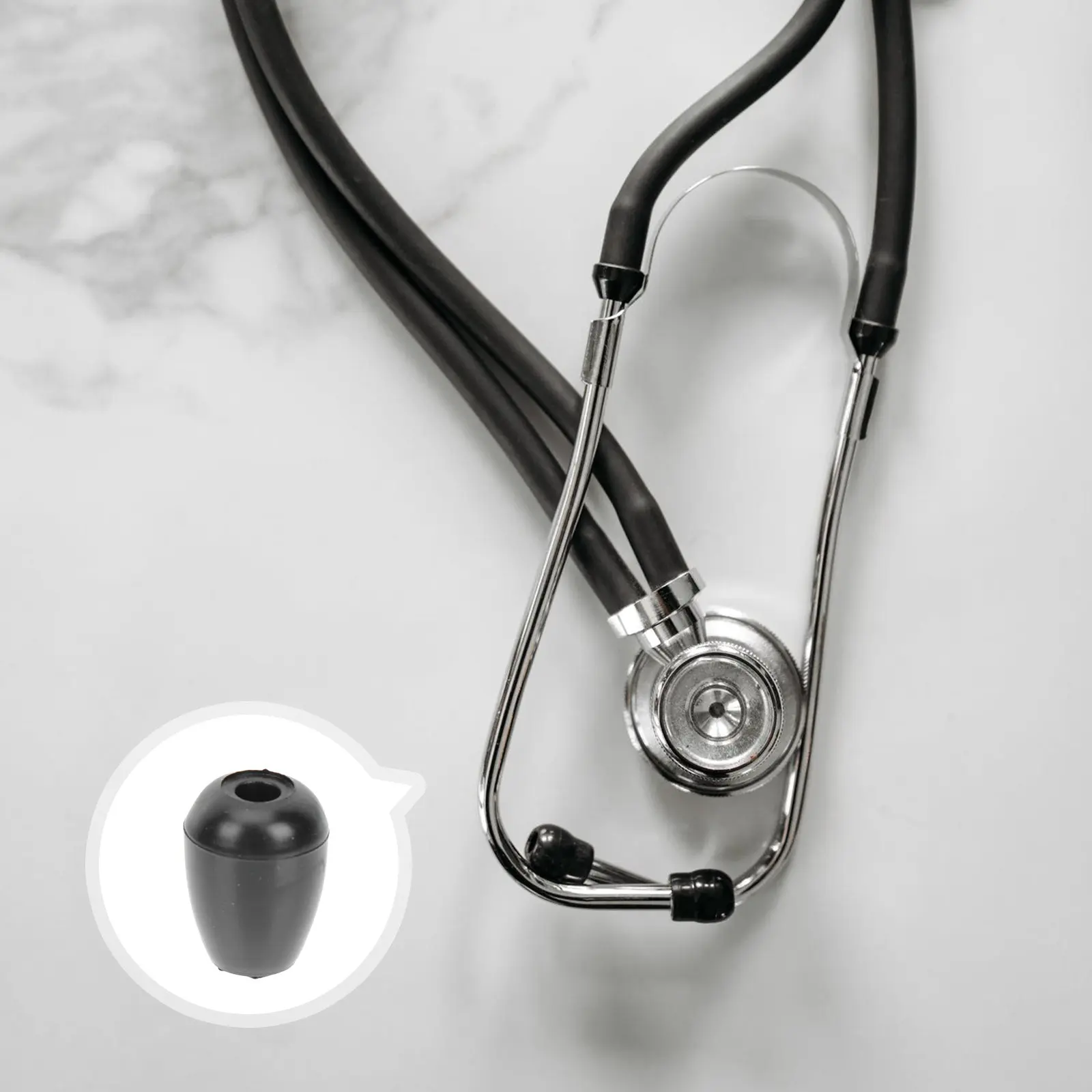 10Pairs Universal Stethoscope Ear Tips Premium Soft Silicone Replacement Earbuds for Accurate Sound Conduction Noise Isolation