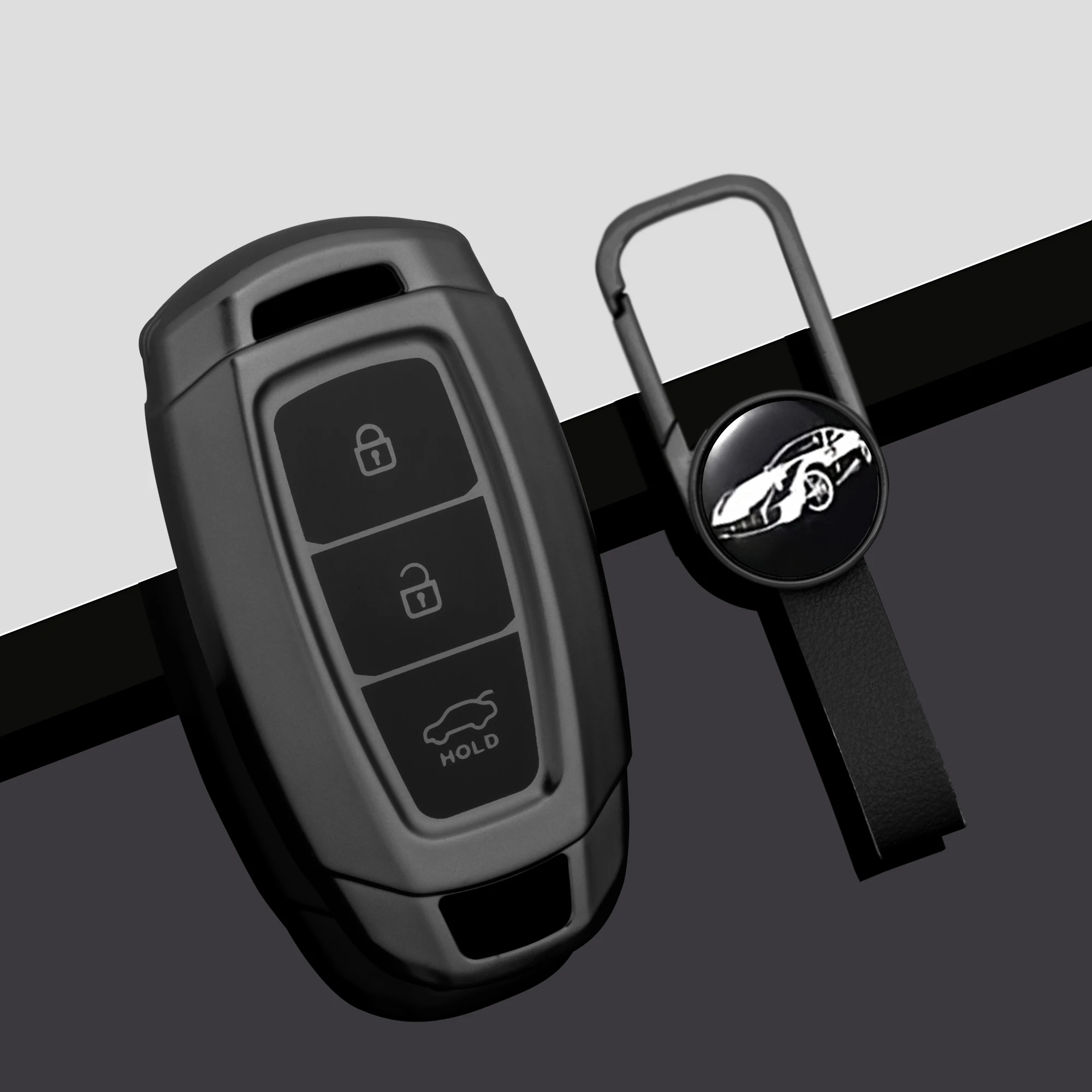 حافظة مفاتيح السيارة لشركة هيونداي I30 Ix35 كونا إنسينو سولاريس أزيرا غراندور Ig أكسنت سانتا في باليسيد حامل فوب الملحقات الداخلية #4