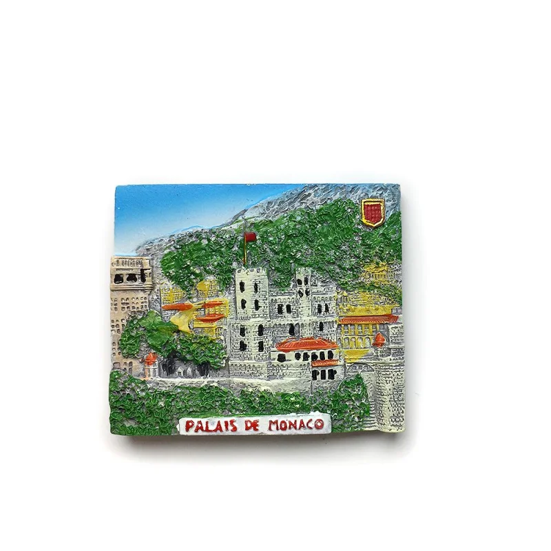 

Monaco Palais de Monaco 3D Resin Fridge Magnet Decoración Hogar Imanes Para Nevera Cute Magnets