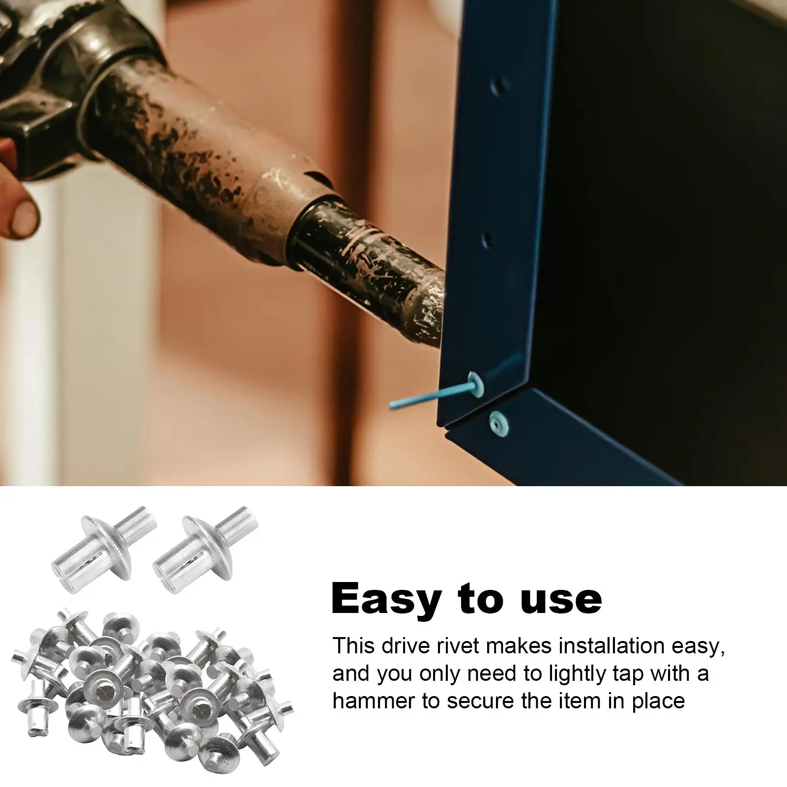 Fasteners Hardware Tapping Expansion Screws Fixing Tool Head Percussion Expansion Rivets Hammer Drive Aluminum Core Rivets