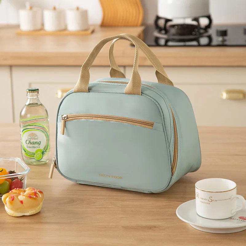 

Insulated Lunch Bag For Men/Women Reusable Large Lunch Cooler Box Tote Shoulder Strap For Work Office Picnic Beach Travel Box