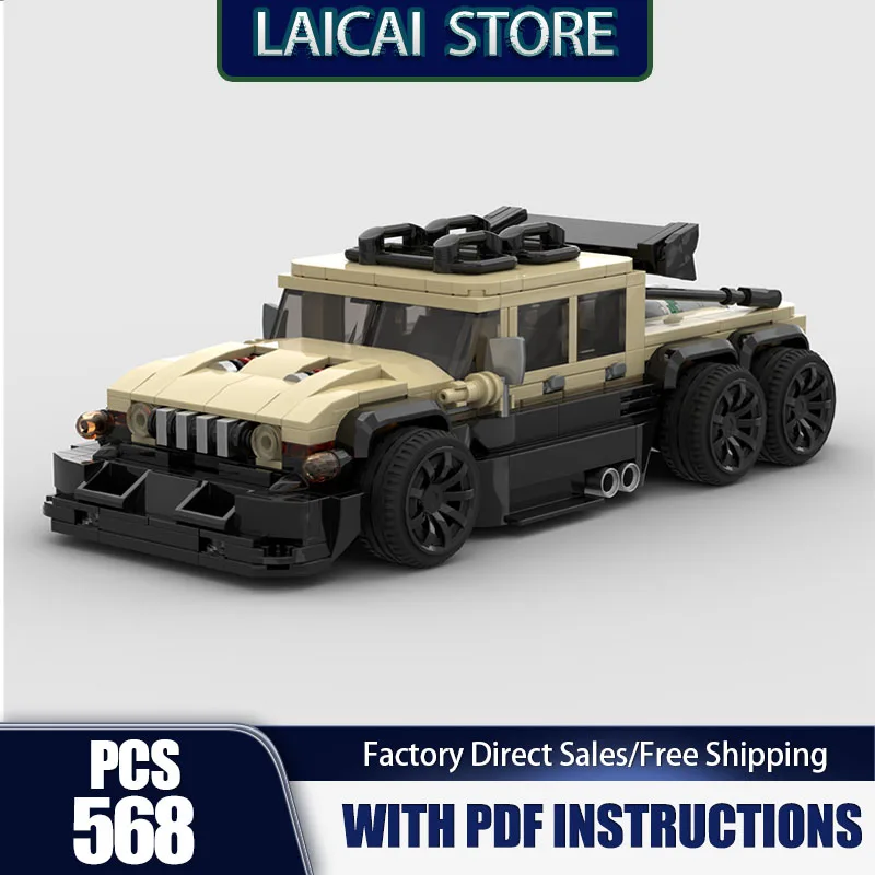 

Engineering Vehicle Model Moc Building Bricks 6x6 Off-Road Vehicle Technology Modular Blocks Gifts Christmas Toys Sets Assembly