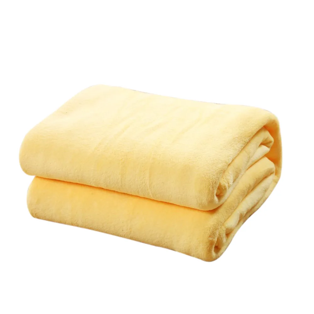 Blankets Flannel Warm Solid Warm Solid Micro Plush Fleece Blanket Throw Rug Sofa Nap Bedding Office Car Chair Home Textiles