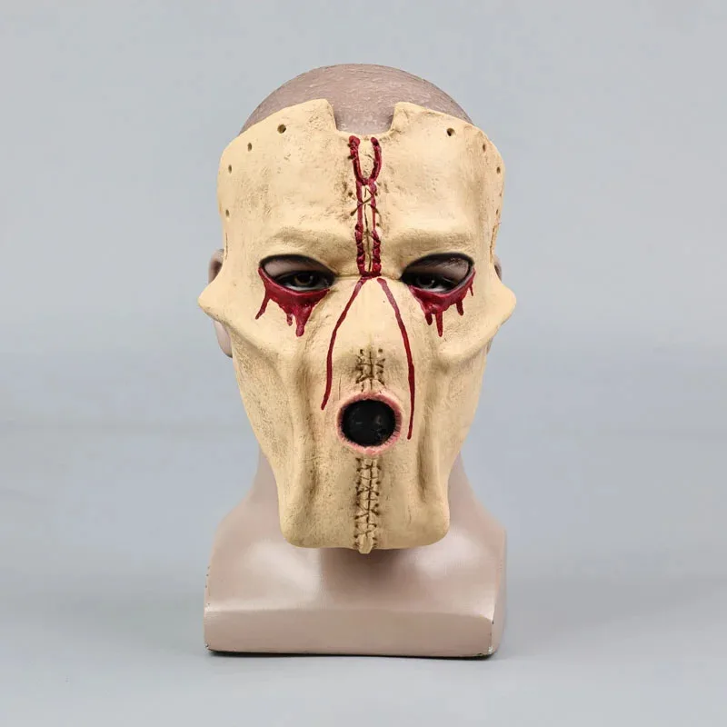 قناع تنكري للبالغين بعد 28 عامًا، أقنعة غرزة من اللاتكس لكامل الوجه، ملحقات حفلات الهالوين، دعائم تنكرية om[8 #2