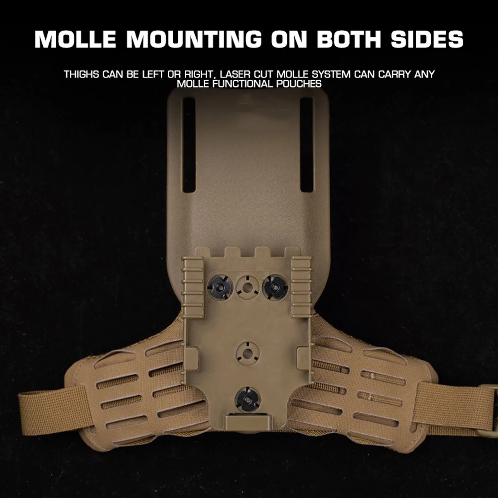 Tactische Druppelpoot Voor Metalen Modulaire Holster Adapter Qls Systeem Kit Molle Hunting Airsoft Holster Arc Rti Duty Mount Accessoires