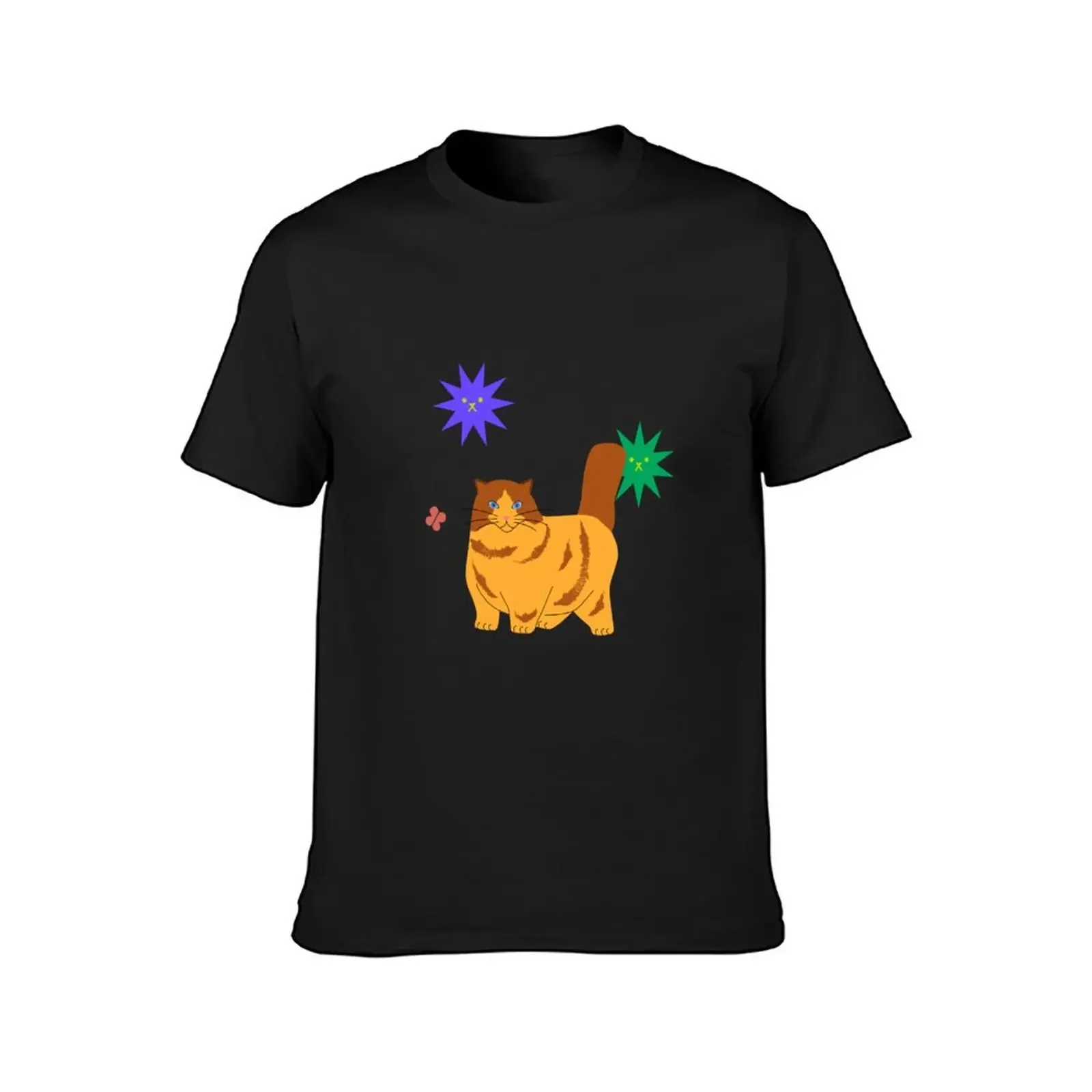 Pawsitively Beautiful: Vector Art Celebrating Cats T-Shirt hippie clothes plus size clothes t shirt for men