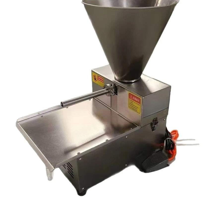 Commercial Meat Filling Unit Fully Automatic Stainless Steel Electric Sausage Stuffer For Butcher Deli Food Processing