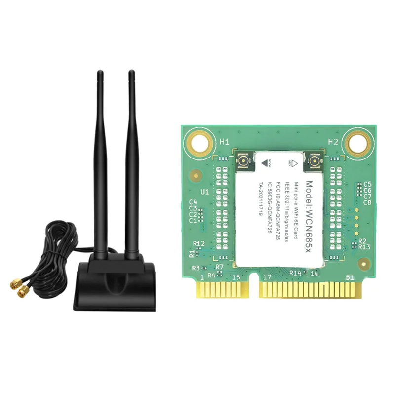 

NFA725 NFA765 WCN685 AX6000 Mini PCIE Wi-Fi карта WIFI6E 2,4G/5G/6G беспроводной Bluetooth 5,2 адаптер модуля Wi-Fi