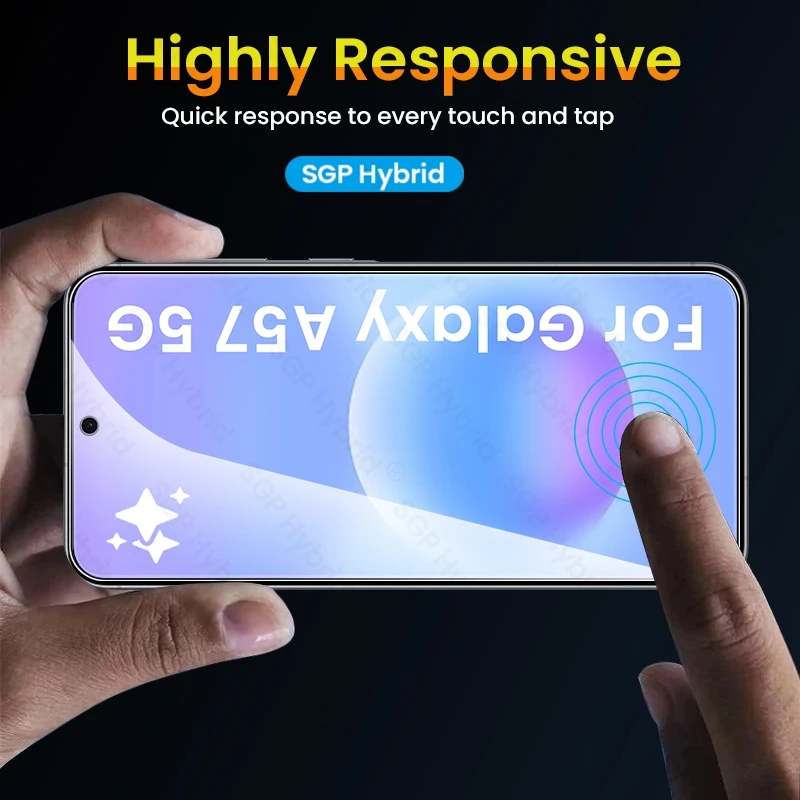 5-1 piece of 9H tempered glass screen protector, suitable for Samsung Galaxy A57 5G A37 A27 A17 A07 high-definition film view 6