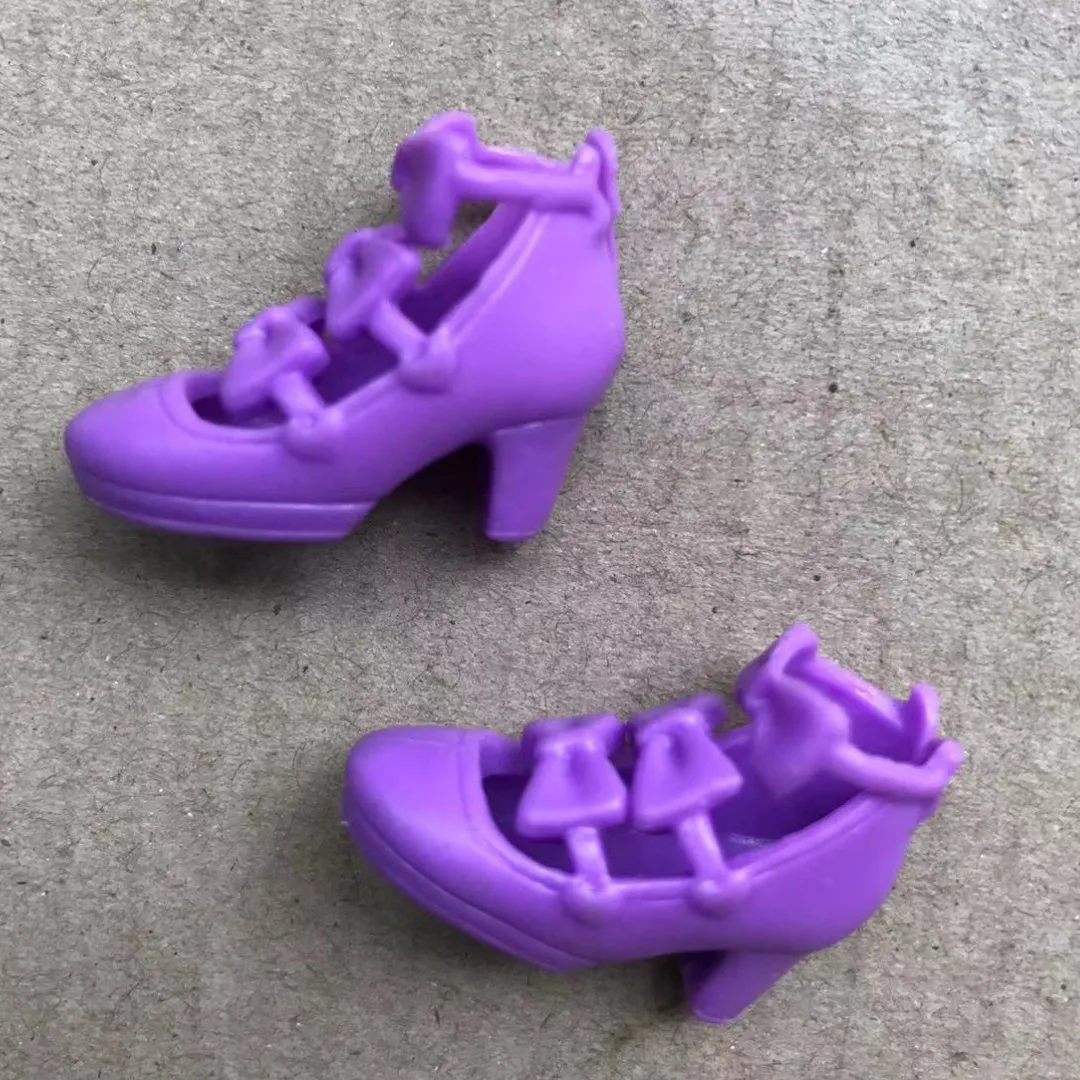 1/6 Puppe Schuhe Sandalen Bunte Puppe Zubehör Kinder DIY Puppe Dekoration Teile Original Puppe Dekore Schuhe – Detail 4