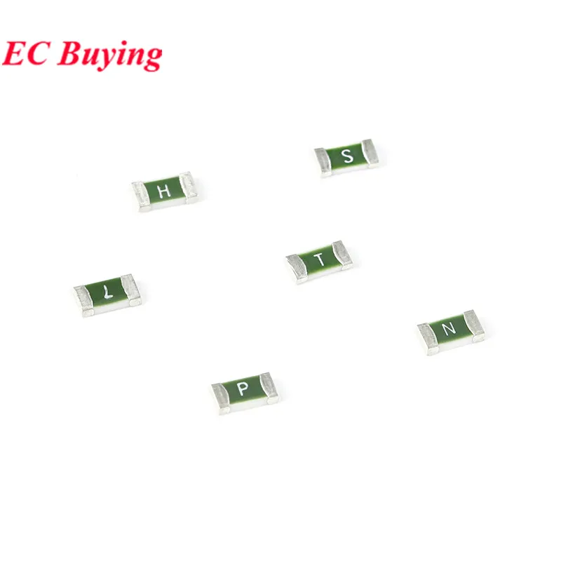 50PCS/lot A One Time Fuse Positive Disconnect SMD Restore Fuse Slow Blow 1206 1A 2A 3A 4A 5A 7A 63V 32V New