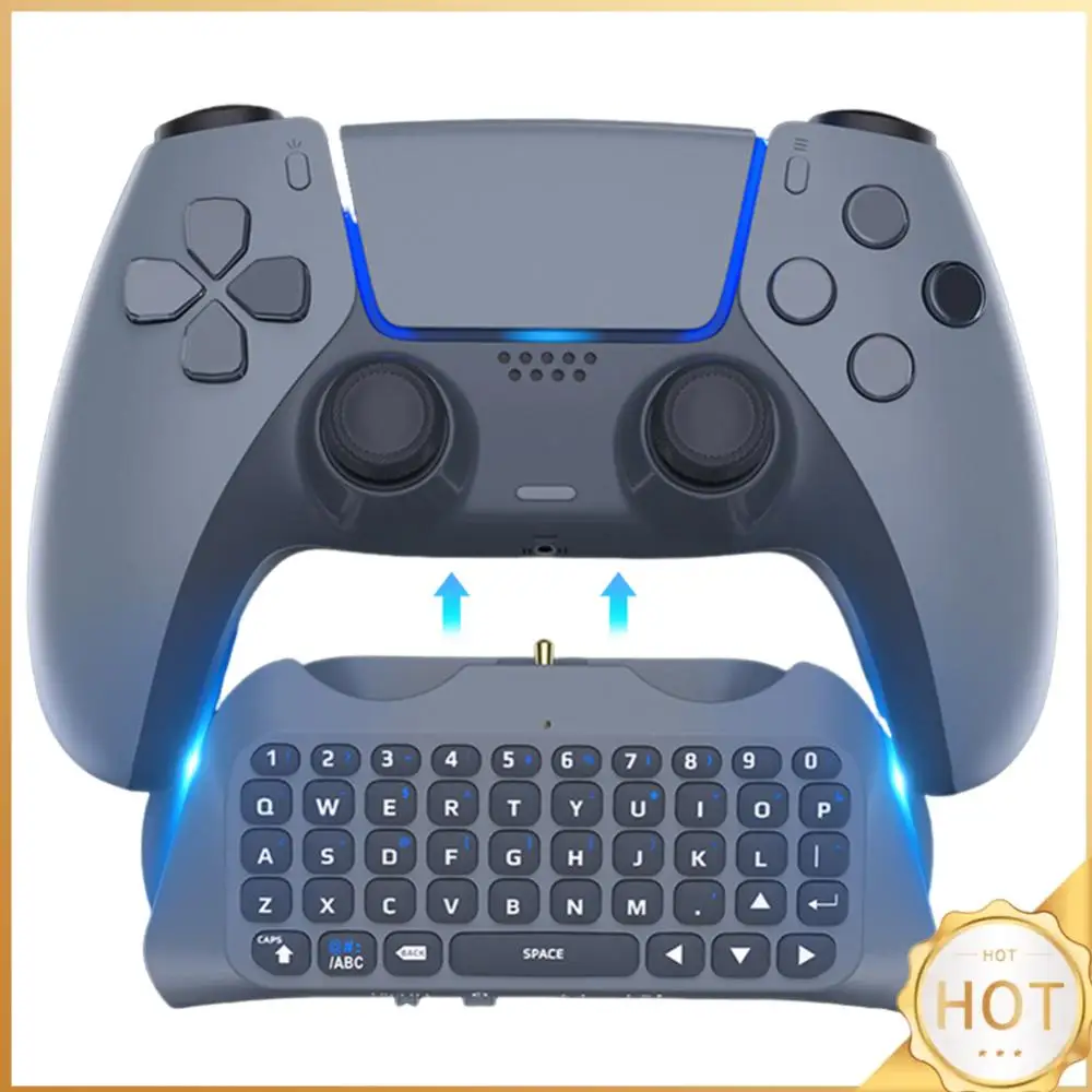 

Wireless Keyboard Controller Bluetooth-Compatible 3.0 3.5mm Gaming Handle Keyboard Wireless Controller Chat Pad for Gamepad