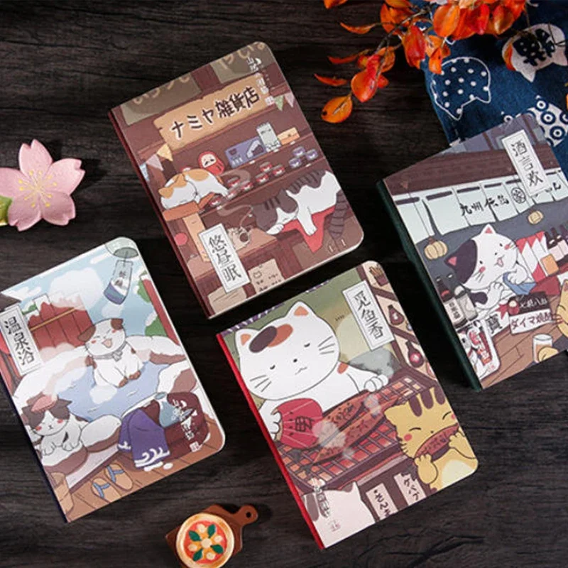 

Креативный блокнот в твердом переплете с мультяшным котом, бумажный дневник, ежемесячный годовой повестка дня, блокноты для школьников, канцелярские принадлежности для планирования