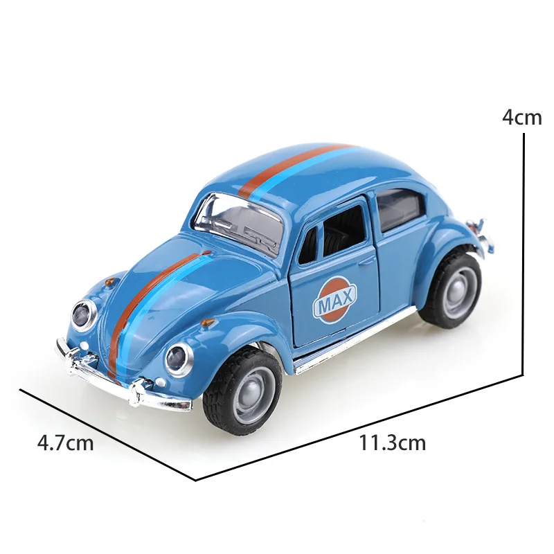 Mini voiture classique rétro en alliage de 11cm, modèle de Simulation 1:38, modèle de véhicule moulé sous pression, décoration de Collection, cadeaux pour enfants, jouet pour garçons