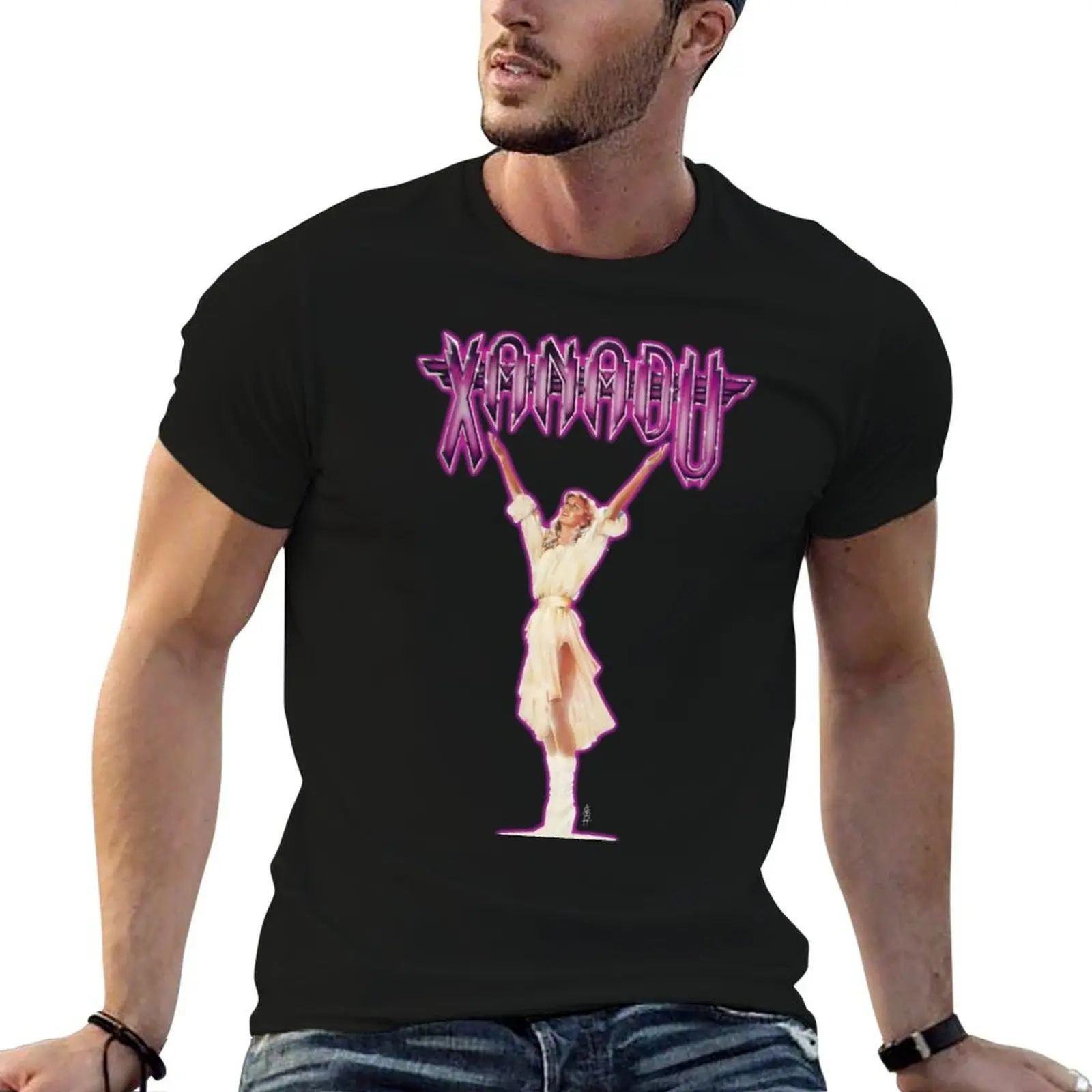 XANADU Kira Olivia Newton-John 18 Camiseta transpirable para entrenamiento físico
