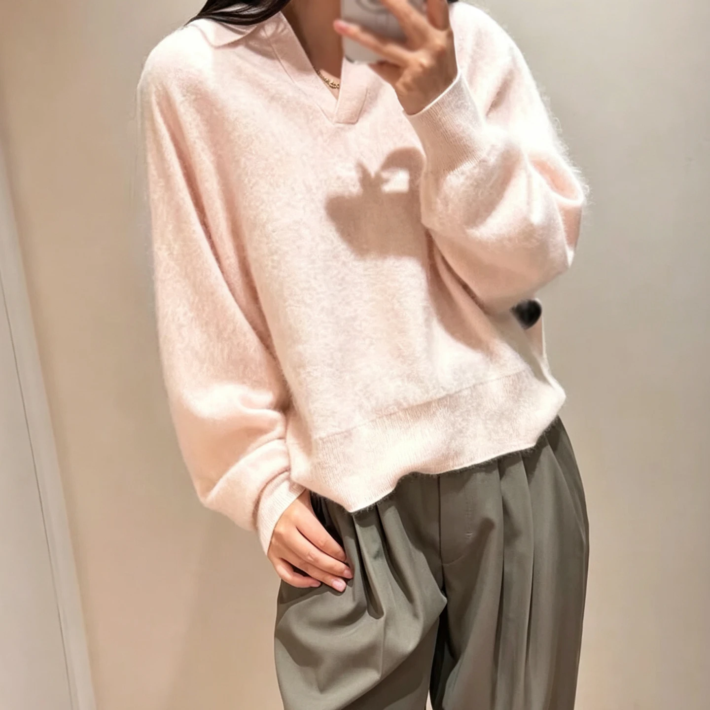 Fashionable Casual Knitwear  Collar Women's Sweater ZADATA Brand Regular Fit Online Exclusive Autumn 2026 Collection