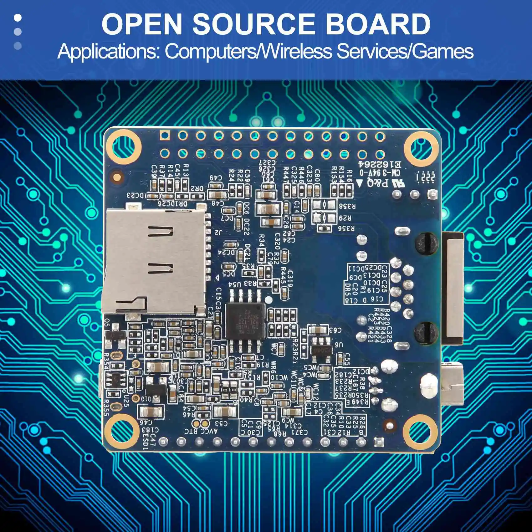 

ABZW For Orange Pi Zero LTS 512MB H3 Quad-Core Development Board,Open-Source Single Board Computer, Run Android 4.4, Ubuntu