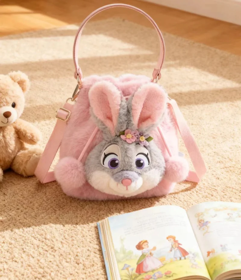 New Spot Potdemiel Judy'S Nuova borsa a tracolla in peluche Nuova borsa Simpatico peluche Regalo Novità Regalo di compleanno Regalo di compleanno per ragazze