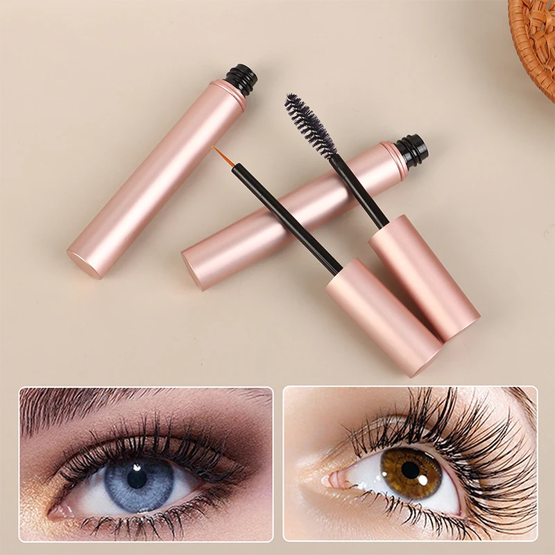 1PCS 4ML Aluminum Mascara Tube Eyeliner Gradient Powder Blue Empty Eyelash Lengthening Bottle Refillable Container