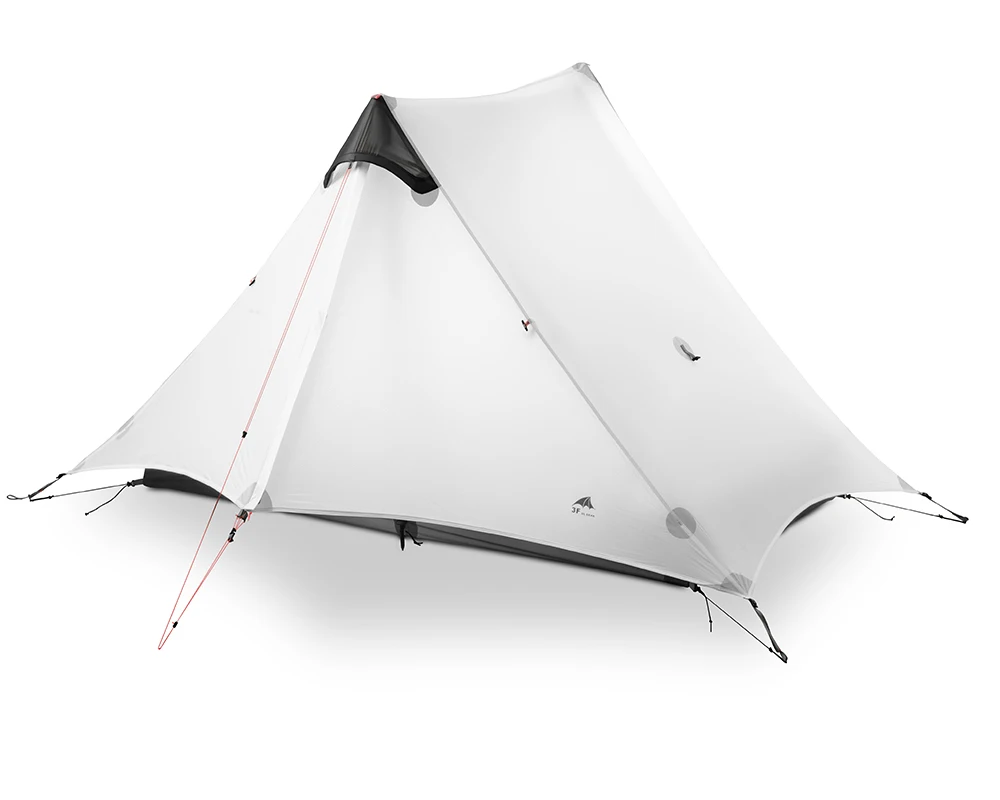 3F UL GEAR Lanshan 2 2 Person 230cm Outdoor Camping Tent Ultralight Camping 3/4 Season 15D Silnylon Rodless Tent
