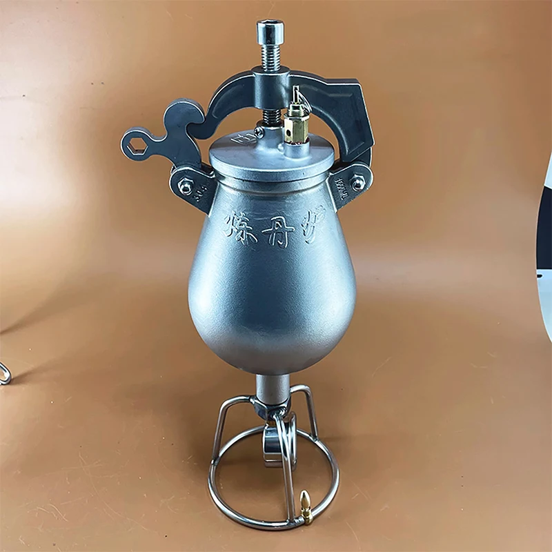 Hand Crank Popcorn Maker Stainless Steel Traditional Grain Popper Commercial Home Use Retro Machine
