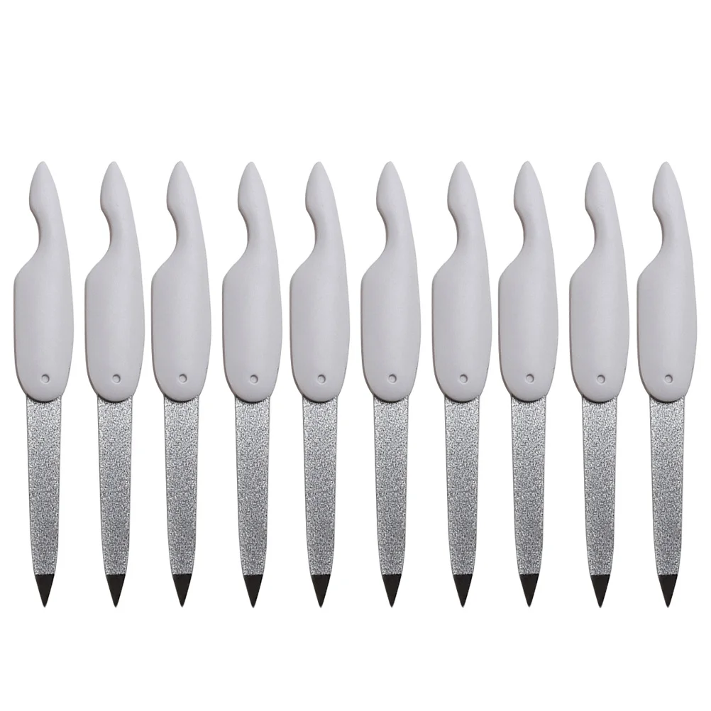 

10Pcs Portable Nail Files High Quality Durable Practical for Filling Natural Nails Polish Treatments Nail Files