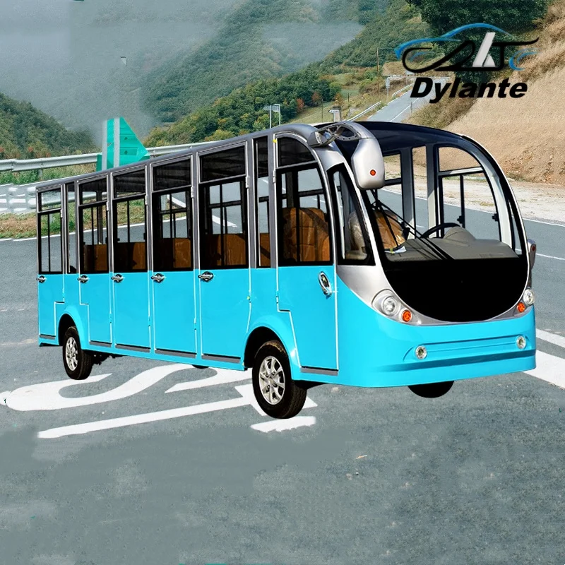 

Stylish Design Amusement Sightseeing Vehicle Electric Bus Airport Park Shuttle Electric Sightseeing Bus One-Piece Frame: Durable