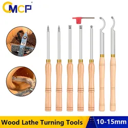 CMCP Wood Turning Tool Carbide Insert Cutter for Woodworking Lathe Rougher Finisher Swan Neck Hollowing Tools