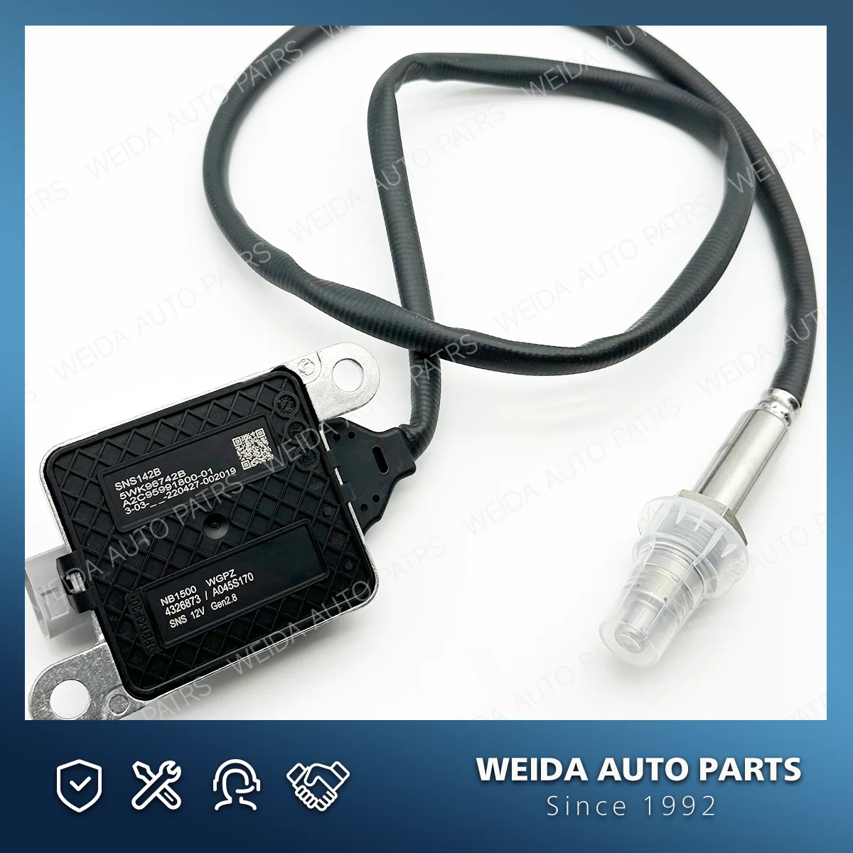 

4326873-5WK96742 4326873RX New Nitrogen Oxygen NOx Sensor For Cummins ISX QSX Engines 11.9L 15L ISX15 2013-2018